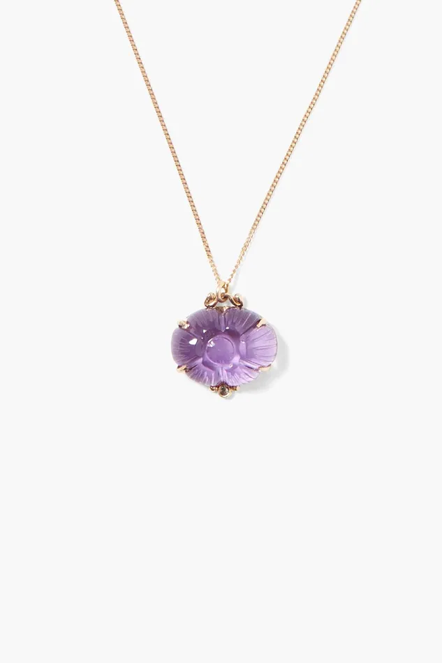 14k Dahlia Necklace Amethyst Women Chan Luu 14k Fine