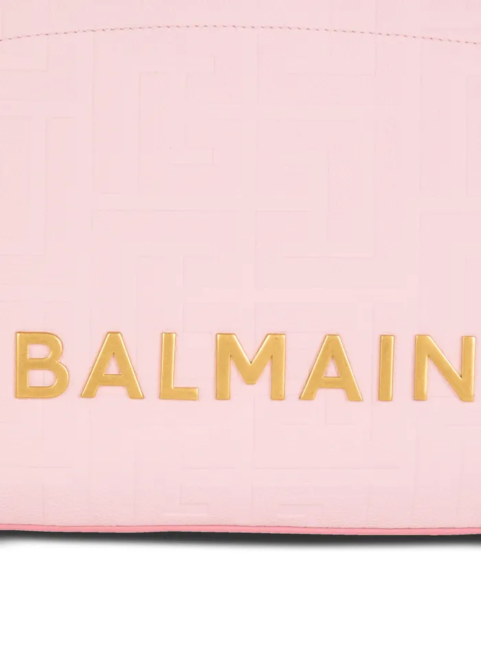 1945 Soft Tote Bag In Grained Calfskin Pink Women Balmain Tote Bags