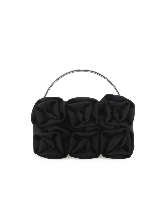 Accessories Billini Bags FLORA HANDLE BAG BLACK SATIN