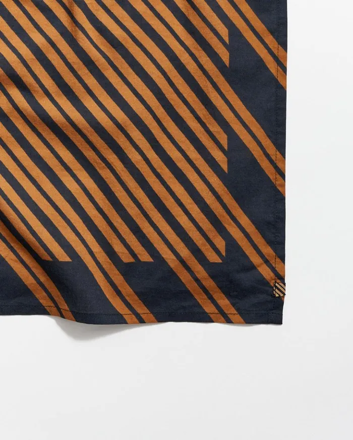 Accessories Men Billy Reid Heirloom Stripe Bandana Blackgold
