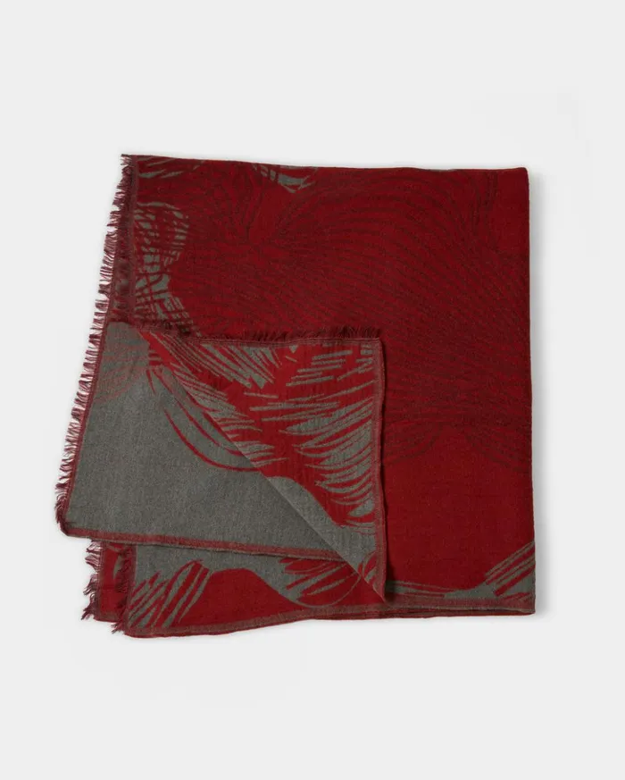 Accessories Men Billy Reid Horse Tail Blanket Redblack