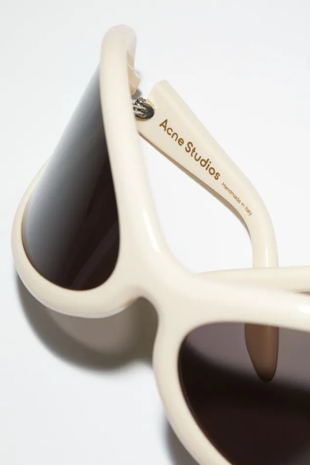 Acne Studios Acetate Sunglasses Blackwhite Men Eyewear