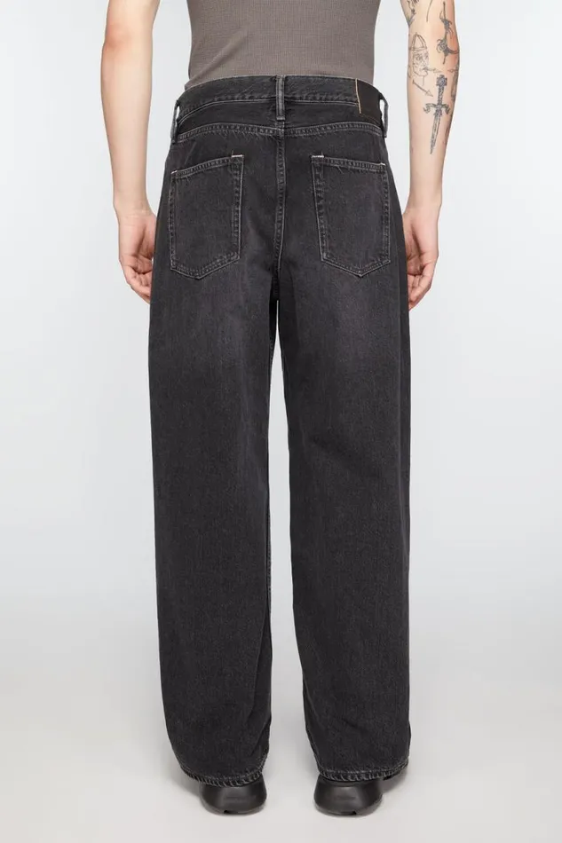 Acne Studios Baggy Fit Jeans 8211 1981M Black Men Jeans