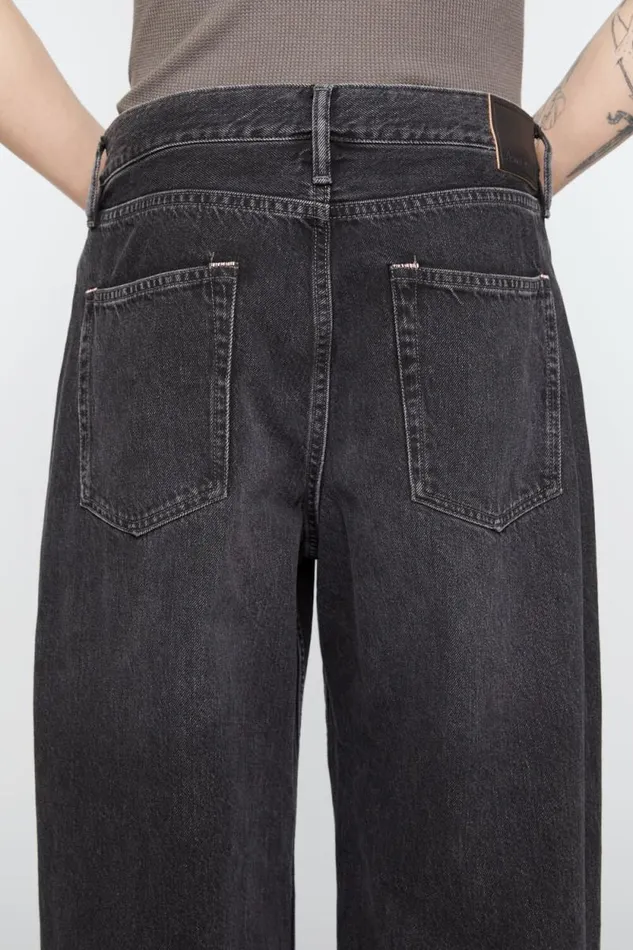 Acne Studios Baggy Fit Jeans 8211 1981M Black Men Jeans
