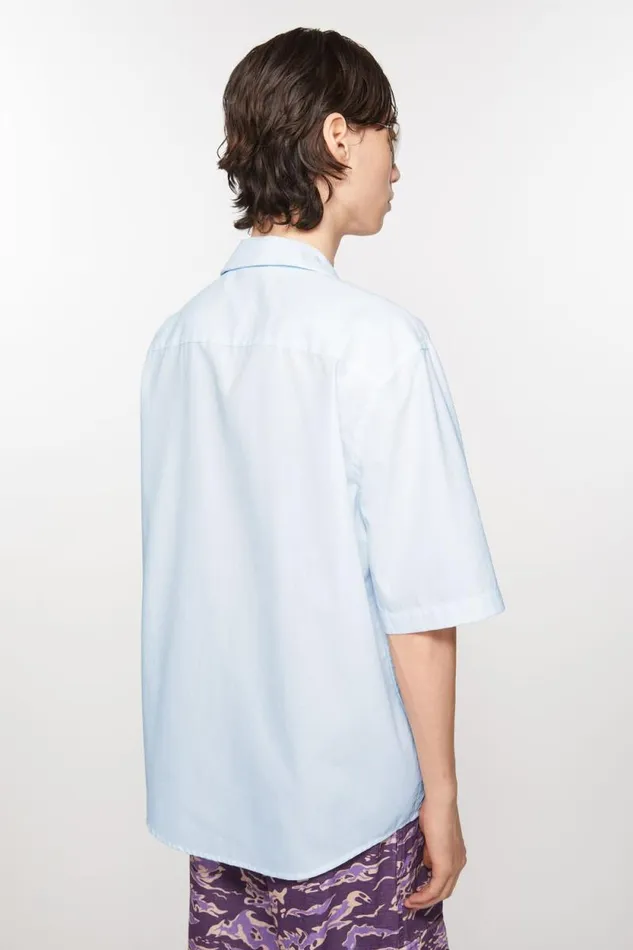 Acne Studios Buttonup Shirt Light Blue Men Shirts