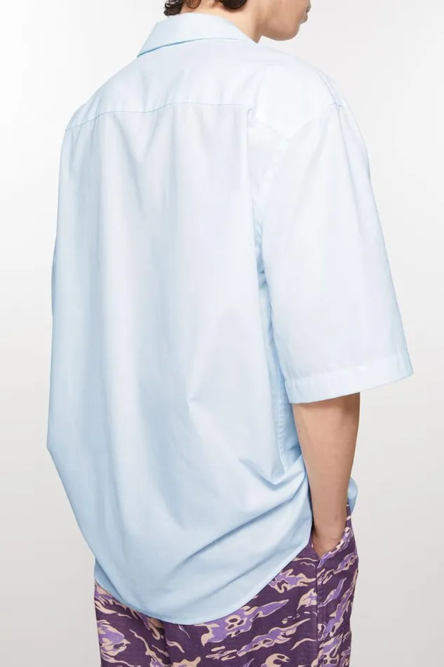Acne Studios Buttonup Shirt Light Blue Men Shirts