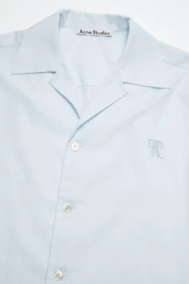 Acne Studios Buttonup Shirt Light Blue Men Shirts
