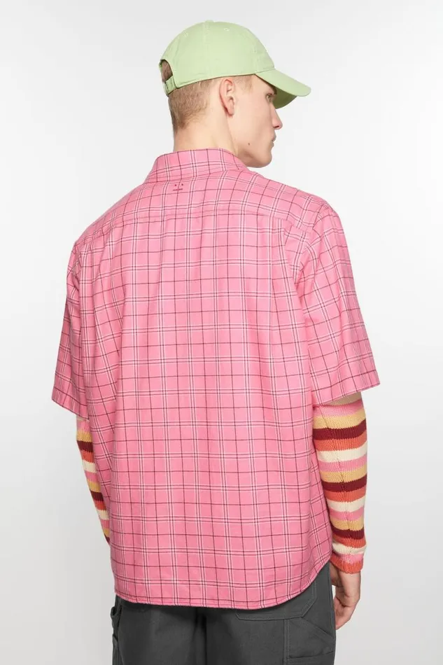 Acne Studios Buttonup Shirt Tango Pink Women Shirts and Blouses Acne Studios Buttonup Shirt Tango Pink Women Shirts and Blouses