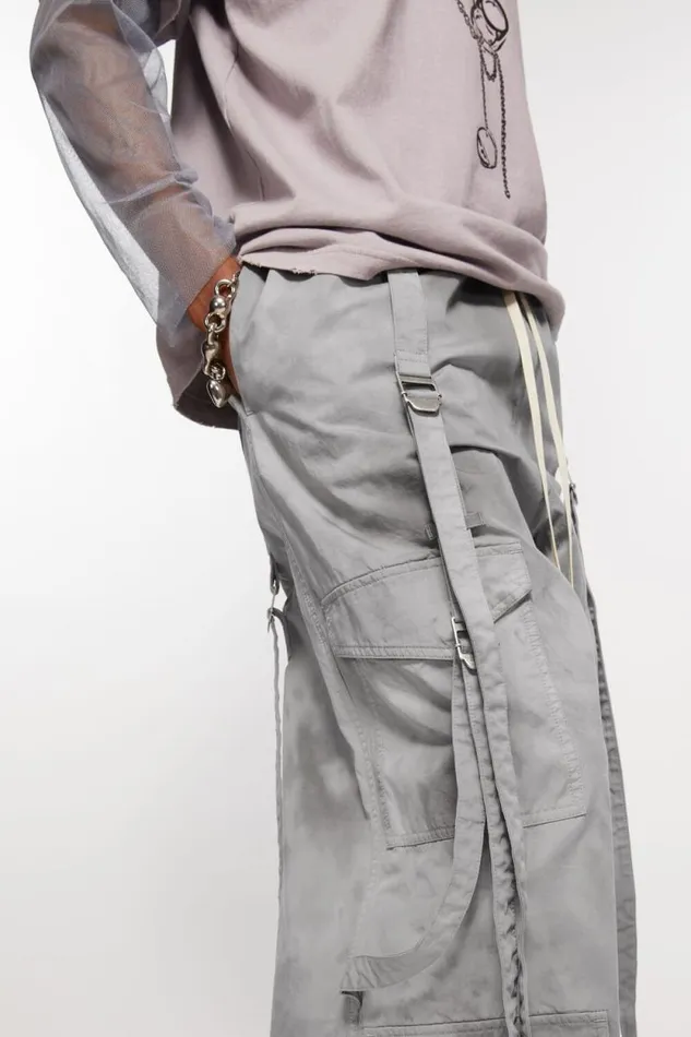 Acne Studios Cargo Trousers Mid Grey Men Trousers Acne Studios Cargo Trousers Mid Grey Men Trousers