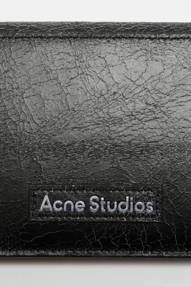 Acne Studios Continental Wallet Black Women Small Leather Goods Acne Studios Continental Wallet Black Women Small Leather Goods