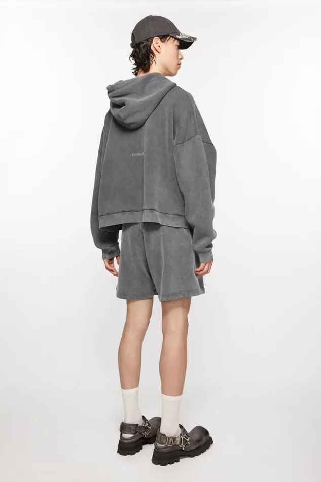Acne Studios Cotton Shorts Faded Black Men Shorts
