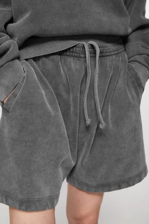 Acne Studios Cotton Shorts Faded Black Men Shorts