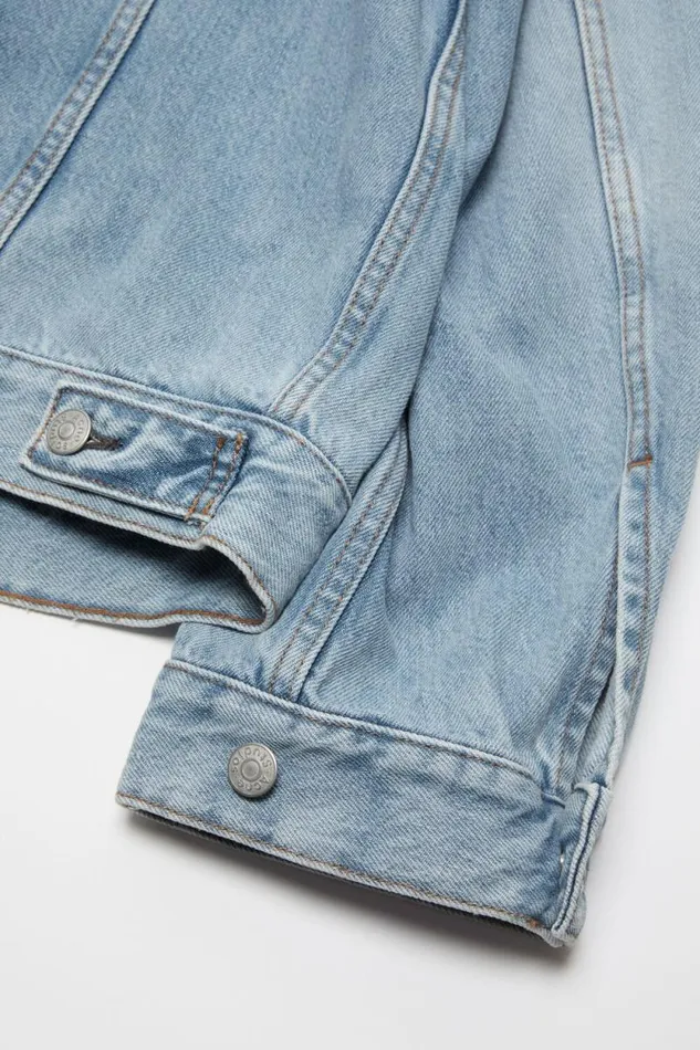 Acne Studios Denim Jacket 8211 Relaxed Fit Light Blue Women Outerwear Acne Studios Denim Jacket 8211 Relaxed Fit Light Blue Women Outerwear