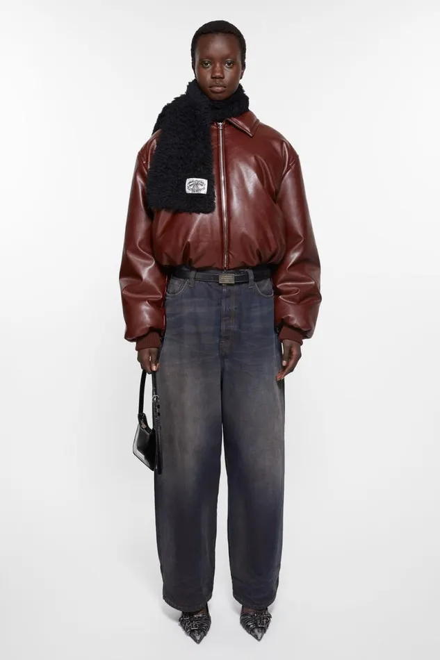 Acne Studios Engraved Logo Leather Belt Black Women Belts Acne Studios Engraved Logo Leather Belt Black Women Belts