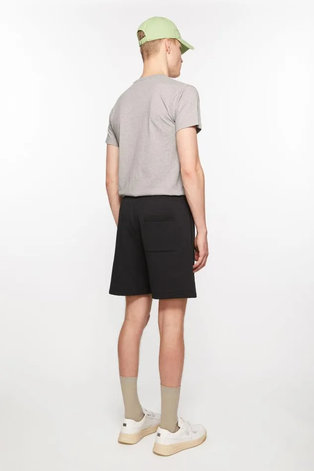 Acne Studios Fleece Shorts Black Men Shorts Acne Studios Fleece Shorts Black Men Shorts