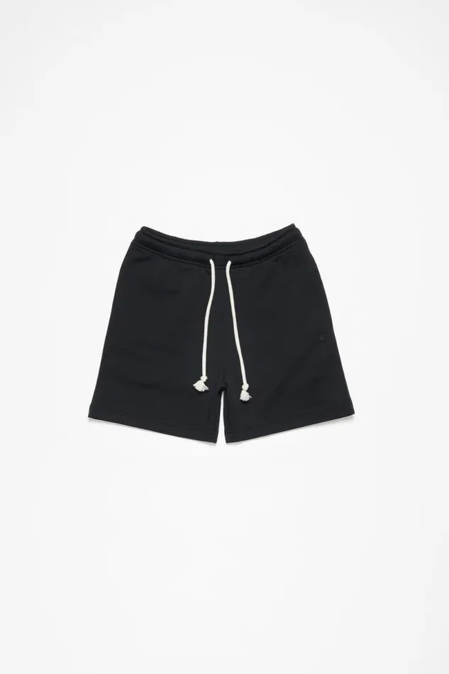 Acne Studios Fleece Shorts Black Men Shorts Acne Studios Fleece Shorts Black Men Shorts