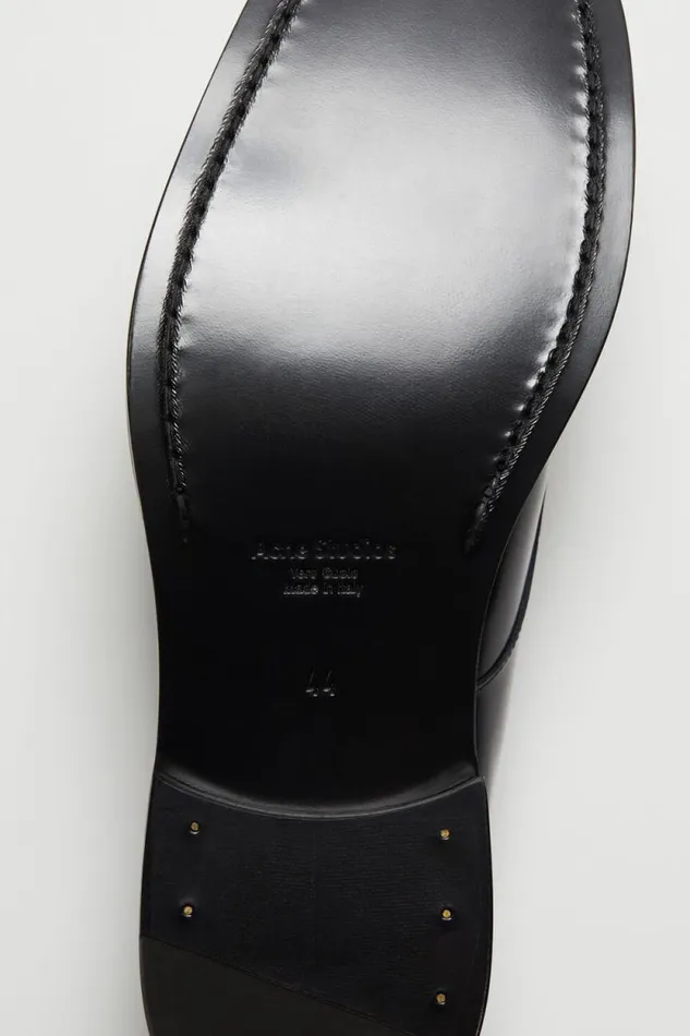 Acne Studios Leather Derby Shoes Blackblack Men Shoes Acne Studios Leather Derby Shoes Blackblack Men Shoes