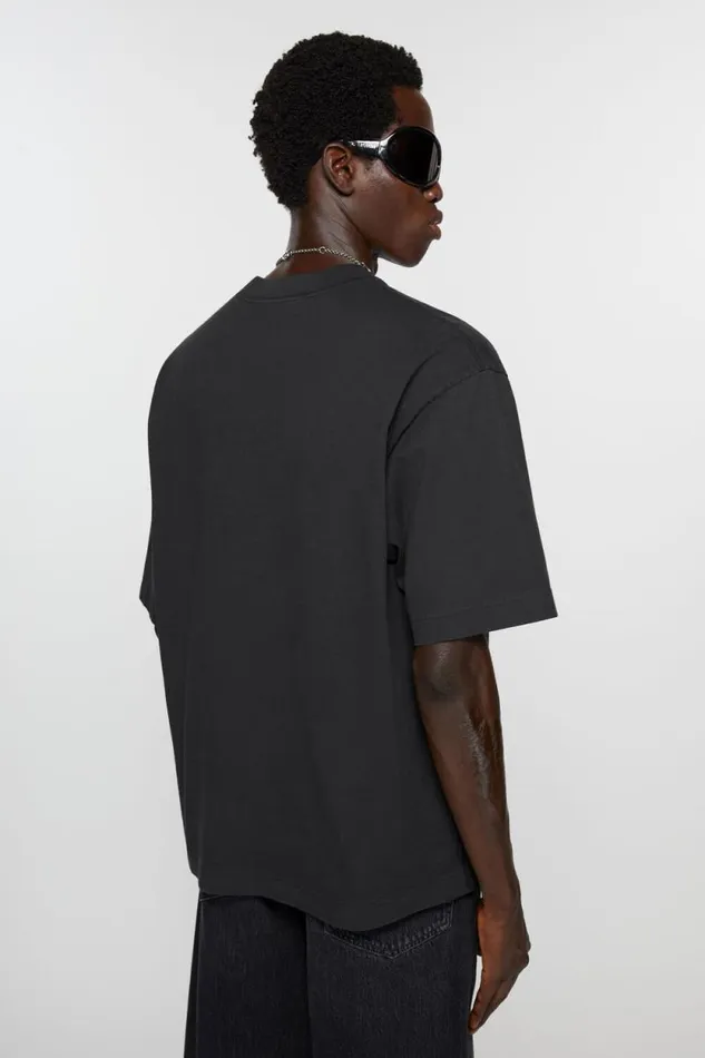 Acne Studios Logo Tshirt Black Men Tshirts Acne Studios Logo Tshirt Black Men Tshirts