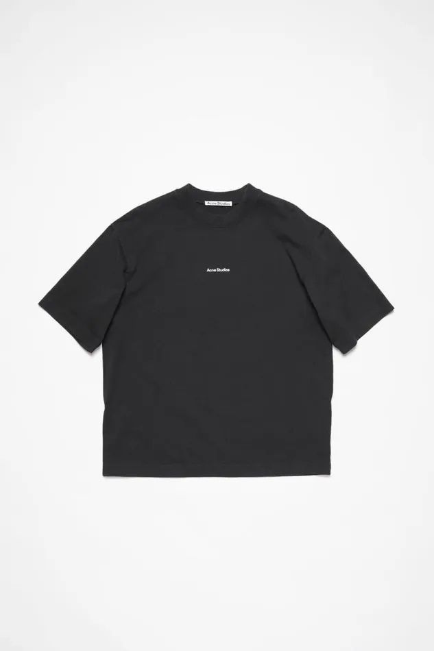 Acne Studios Logo Tshirt Black Men Tshirts Acne Studios Logo Tshirt Black Men Tshirts