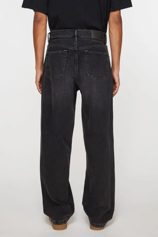 Acne Studios Loose Fit Jeans 8211 1991 Toj Black Women Jeans