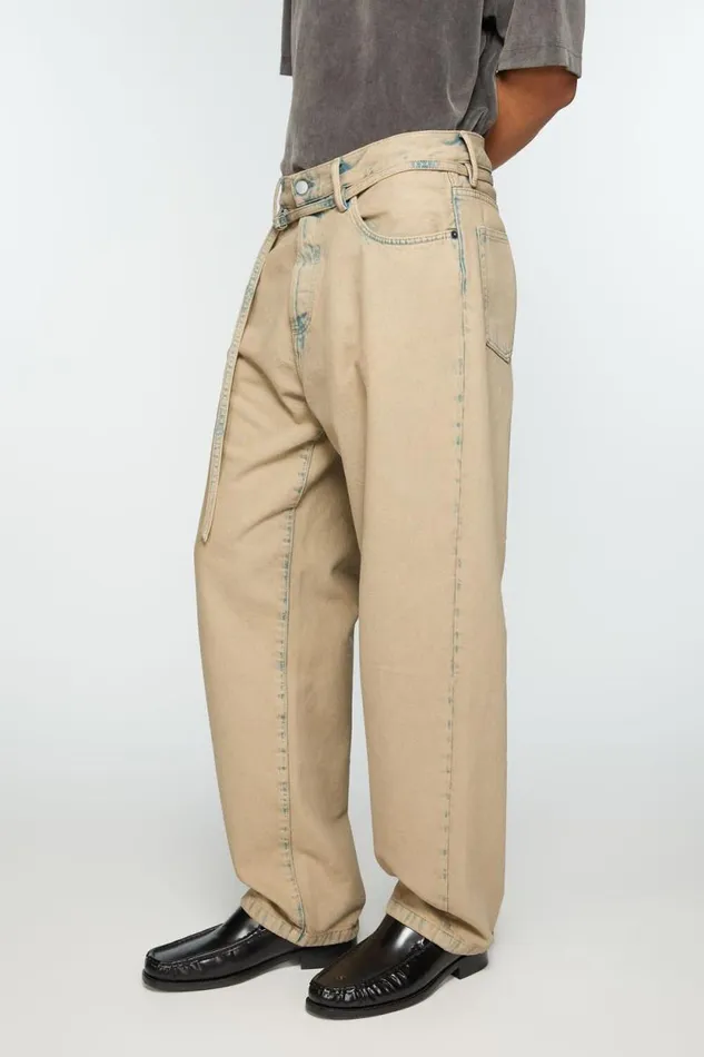 Acne Studios Loose Fit Jeans 8211 1991 Toj Light Sand Men Jeans Acne Studios Loose Fit Jeans 8211 1991 Toj Light Sand Men Jeans
