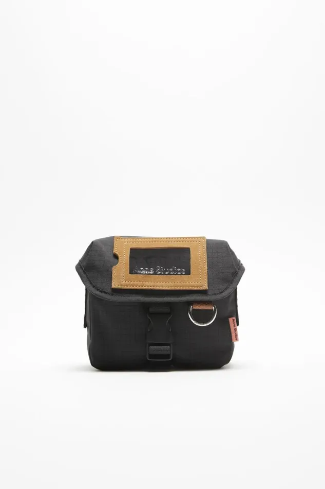 Acne Studios Mini Messenger Bag Black Men Bags