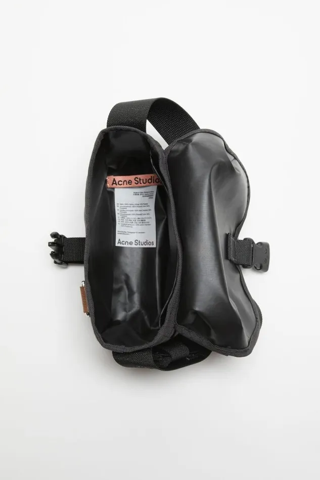 Acne Studios Mini Messenger Bag Black Men Bags