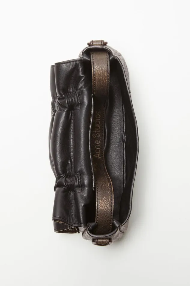 Acne Studios Multipocket Micro Bag Dark Brownbeige Men Bags Acne Studios Multipocket Micro Bag Dark Brownbeige Men Bags