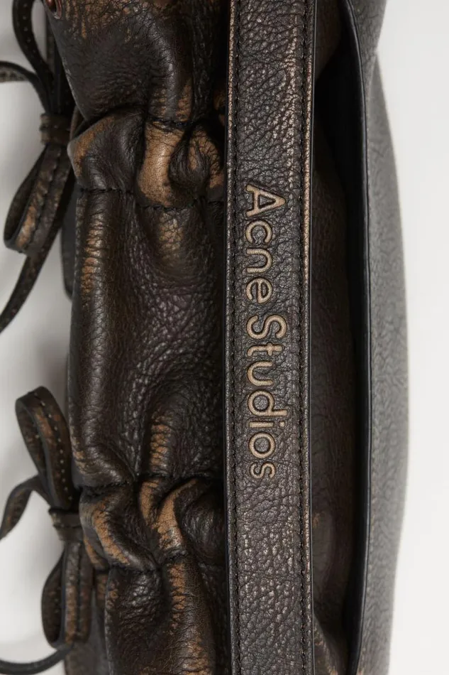 Acne Studios Multipocket Micro Bag Dark Brownbeige Men Bags Acne Studios Multipocket Micro Bag Dark Brownbeige Men Bags