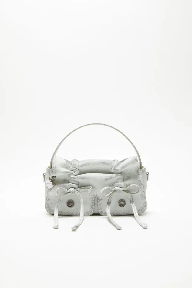 Acne Studios Multipocket Micro Bag Whitegrey Women Bags