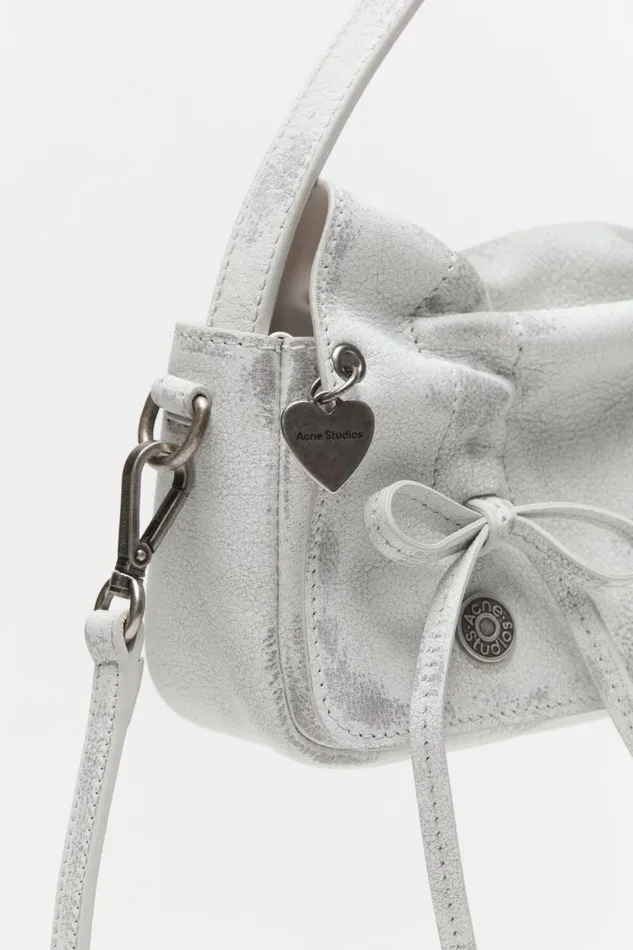Acne Studios Multipocket Micro Bag Whitegrey Women Bags