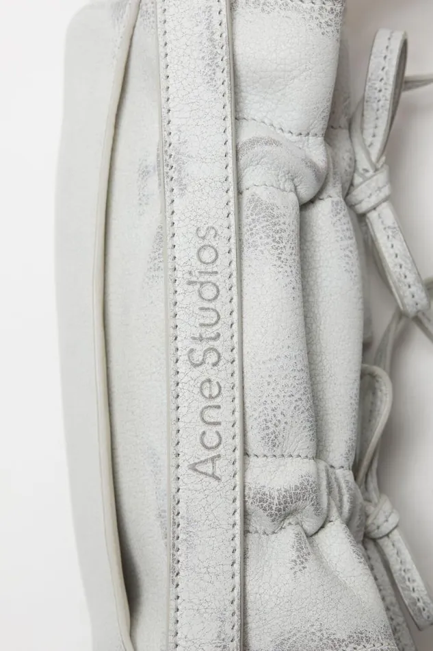 Acne Studios Multipocket Micro Bag Whitegrey Women Bags