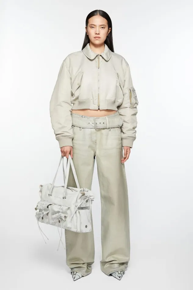 Acne Studios Multipocket Tote Bag Whitegrey Men Bags Acne Studios Multipocket Tote Bag Whitegrey Men Bags