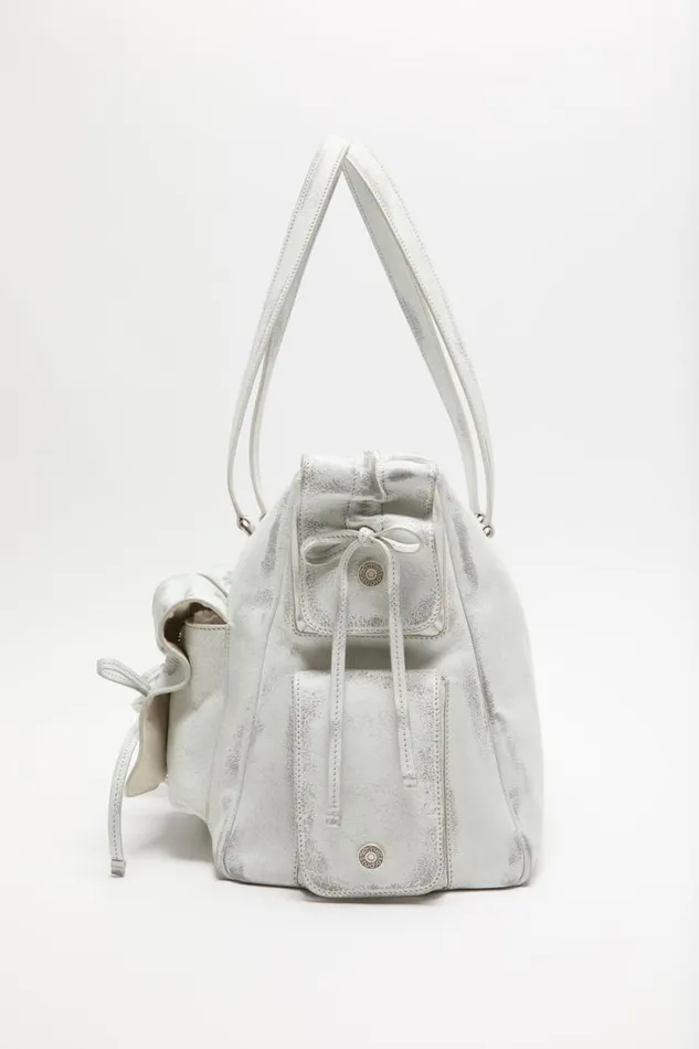 Acne Studios Multipocket Tote Bag Whitegrey Men Bags Acne Studios Multipocket Tote Bag Whitegrey Men Bags