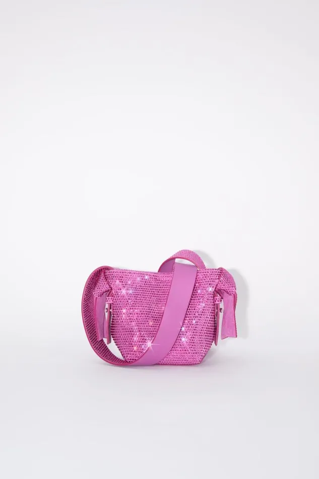 Acne Studios Musubi Micro Shoulder Bag Fuchsia Pink Women Bags