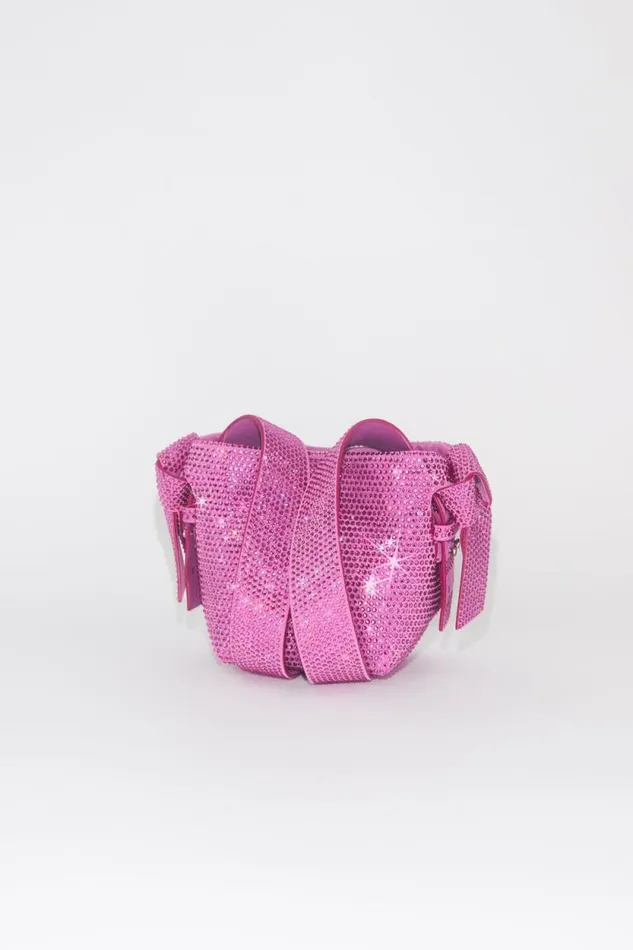 Acne Studios Musubi Micro Shoulder Bag Fuchsia Pink Women Bags Acne Studios Musubi Micro Shoulder Bag Fuchsia Pink Women Bags