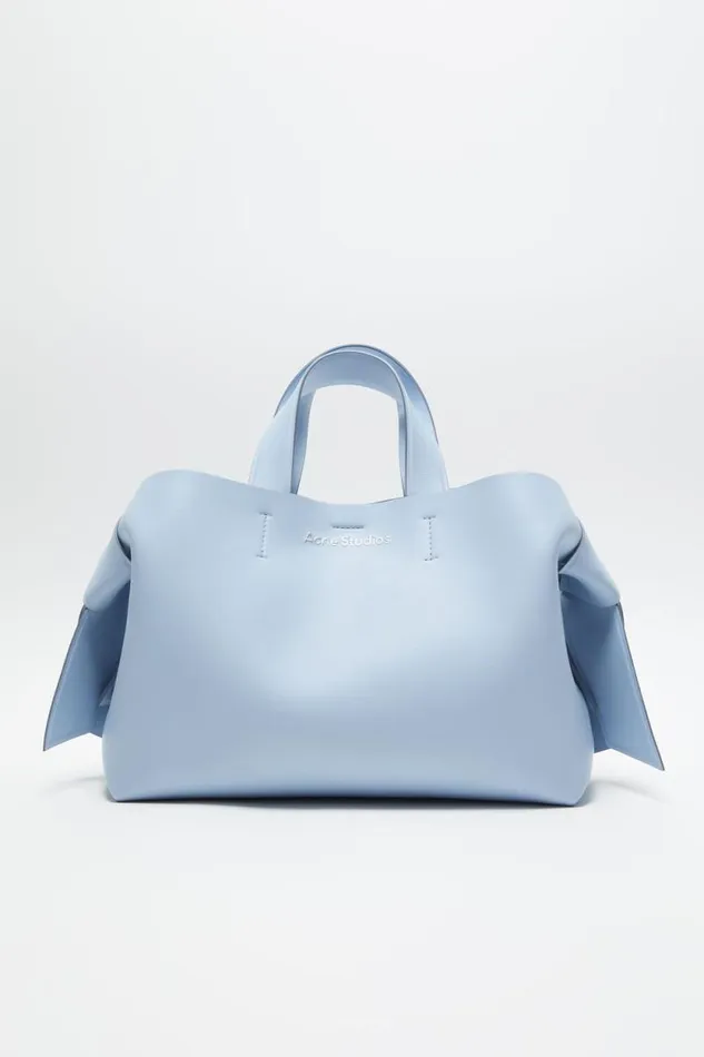 Acne Studios Musubi Midi Tote Baby Bluebrown Men Bags