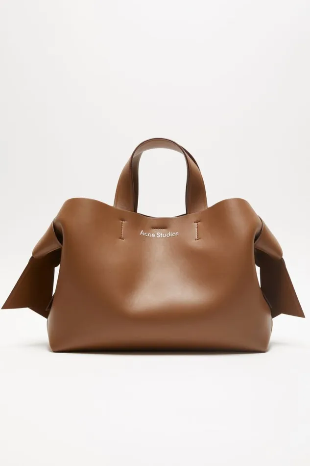 Acne Studios Musubi Midi Tote Camel Brown Men Bags