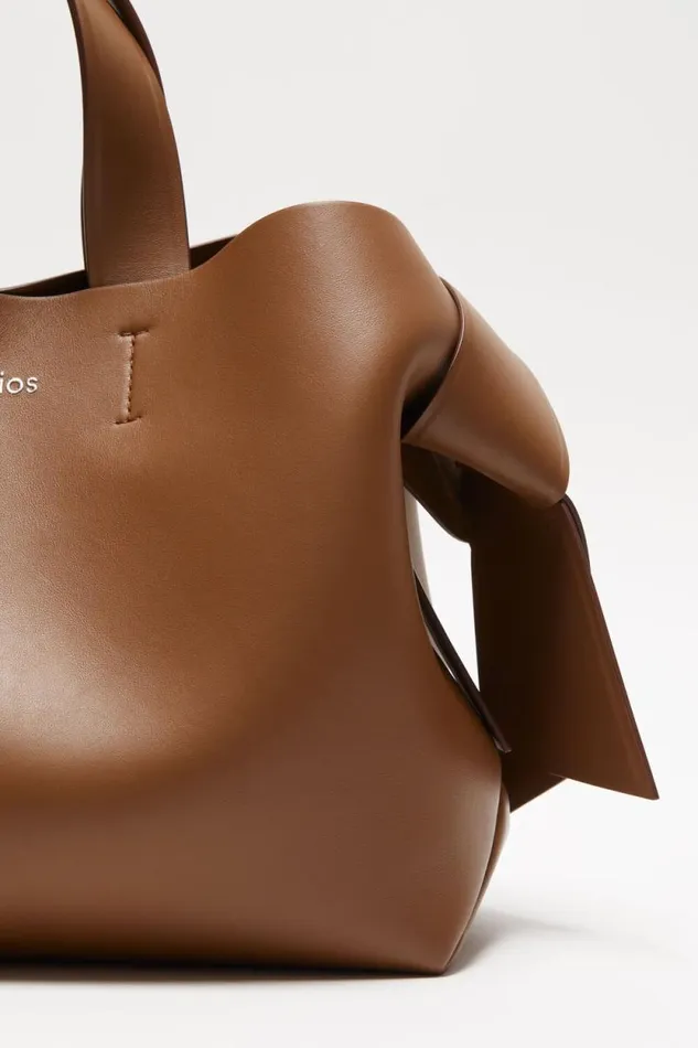 Acne Studios Musubi Midi Tote Camel Brown Men Bags