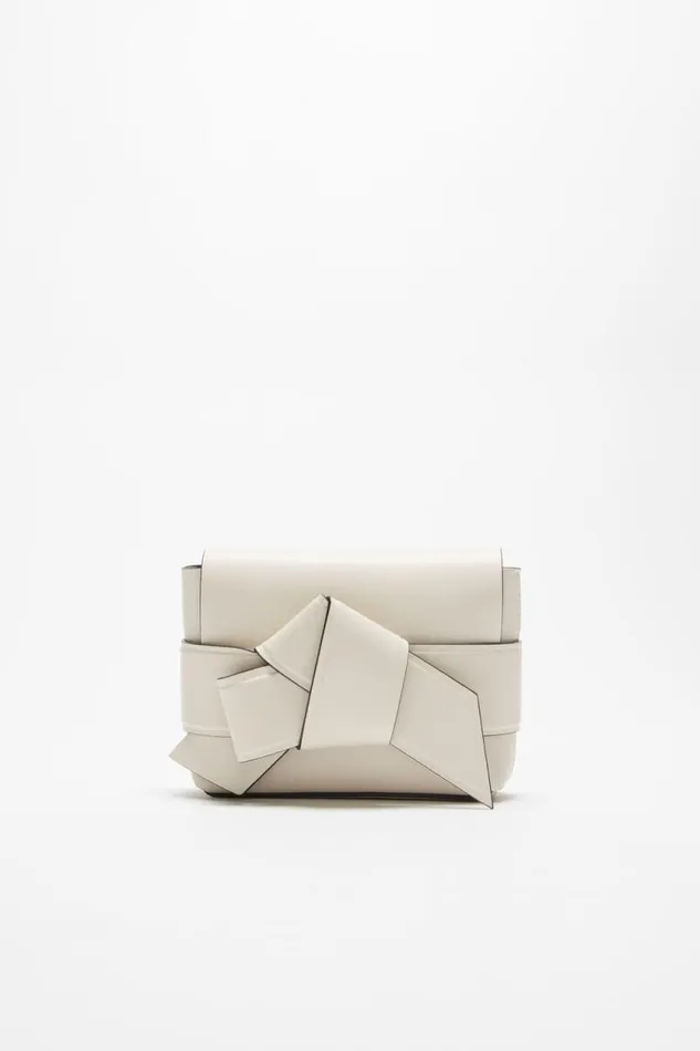 Acne Studios Musubi Mini Crossbody Bag Whiteblack Men Bags
