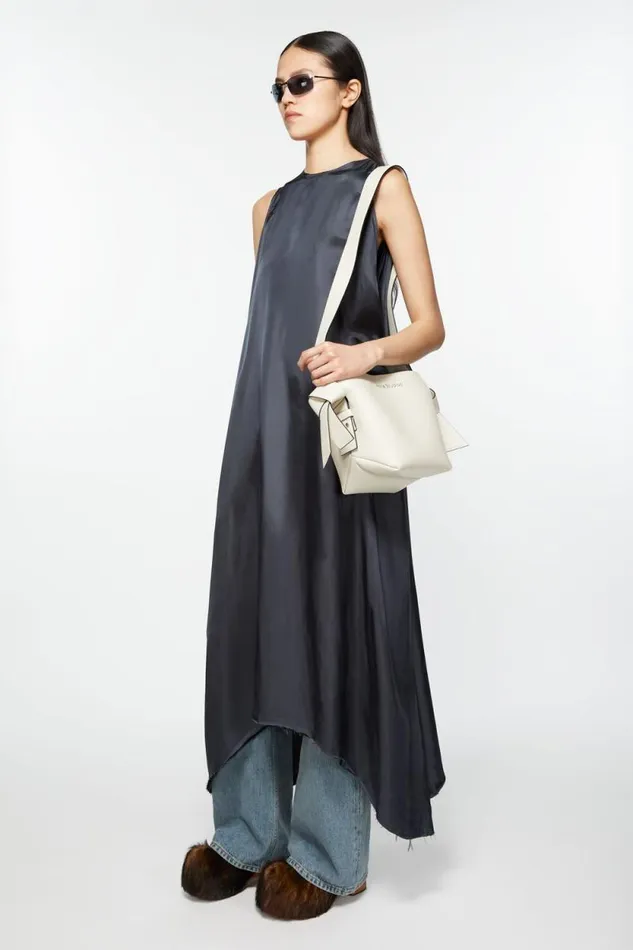 Acne Studios Musubi Mini Shoulder Bag Whiteblack Women Bags Acne Studios Musubi Mini Shoulder Bag Whiteblack Women Bags
