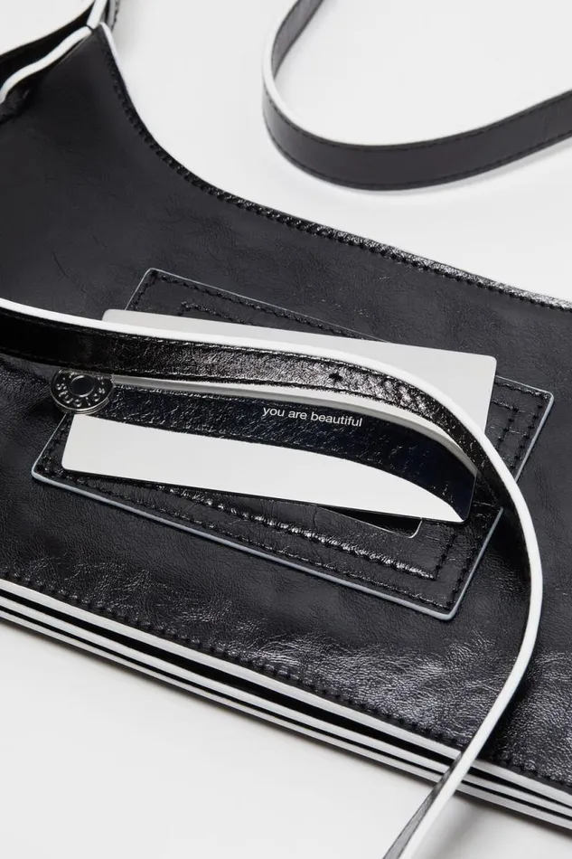 Acne Studios Platt Mini Shoulder Bag Black Women Bags Acne Studios Platt Mini Shoulder Bag Black Women Bags