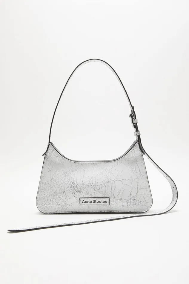 Acne Studios Platt Mini Shoulder Bag White Men Bags