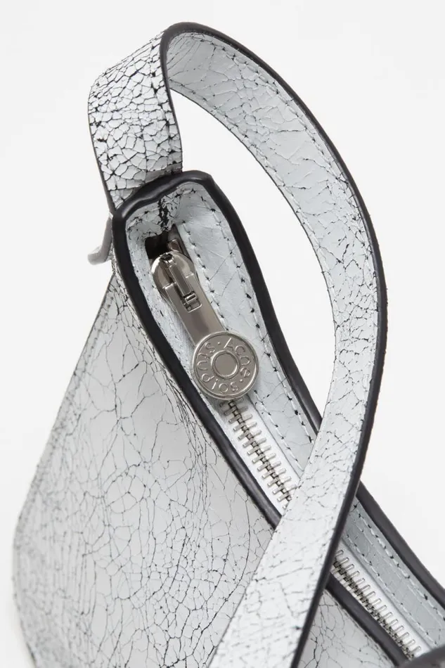 Acne Studios Platt Mini Shoulder Bag White Men Bags