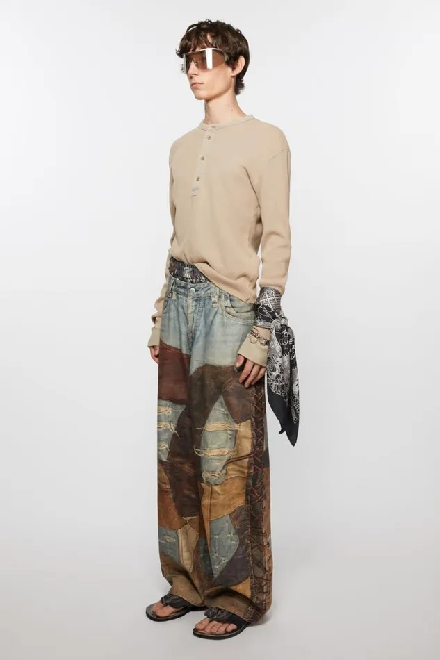 Acne Studios Silk Square Scarf Black Women Scarves