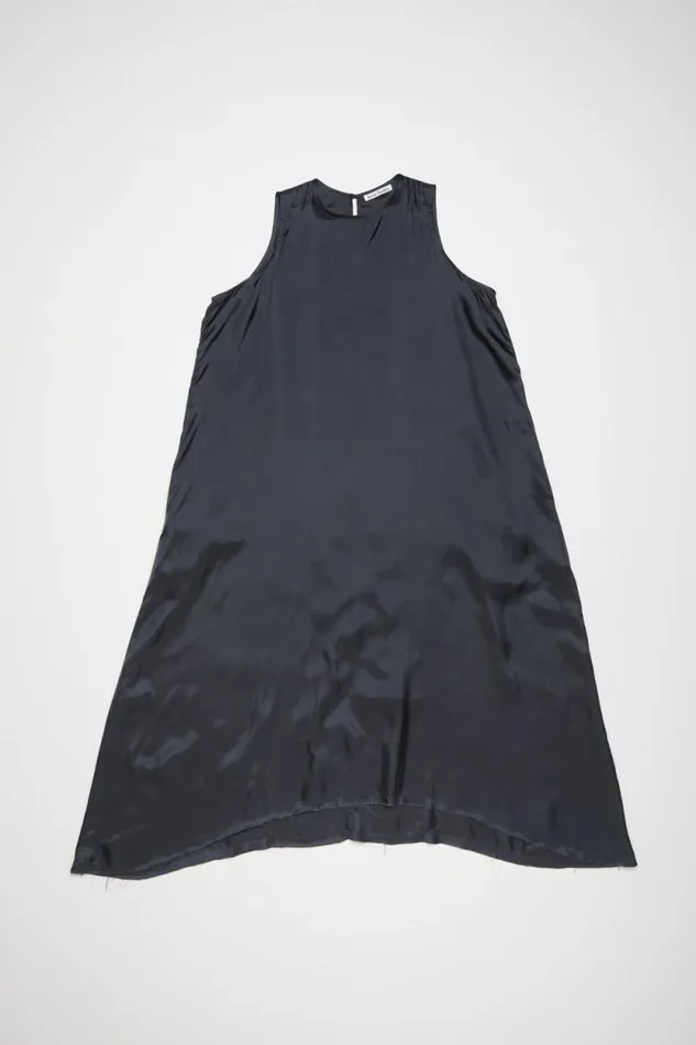 Acne Studios Sleeveless Dress Anthracite Grey Women Dresses Acne Studios Sleeveless Dress Anthracite Grey Women Dresses