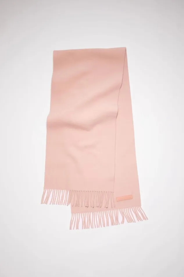 Acne Studios Wool Scarf Pink Label Pink Women Scarves