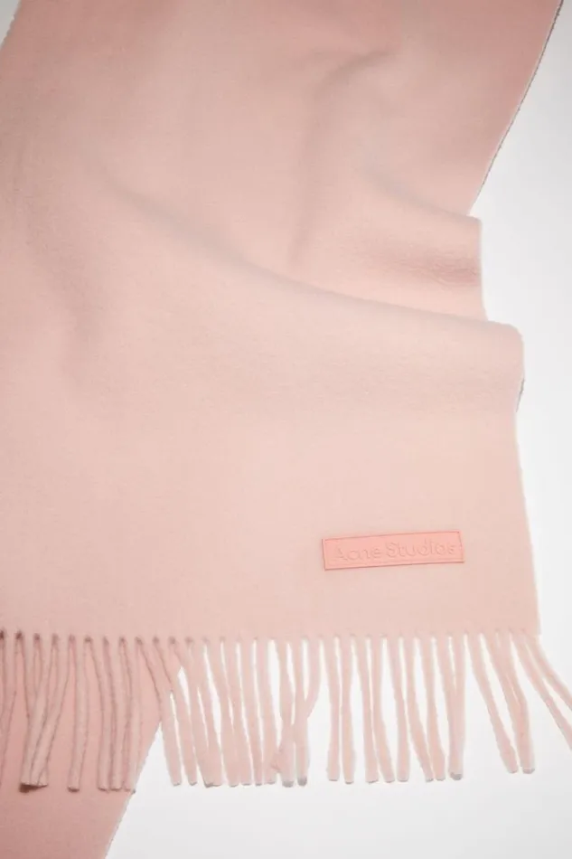 Acne Studios Wool Scarf Pink Label Pink Women Scarves