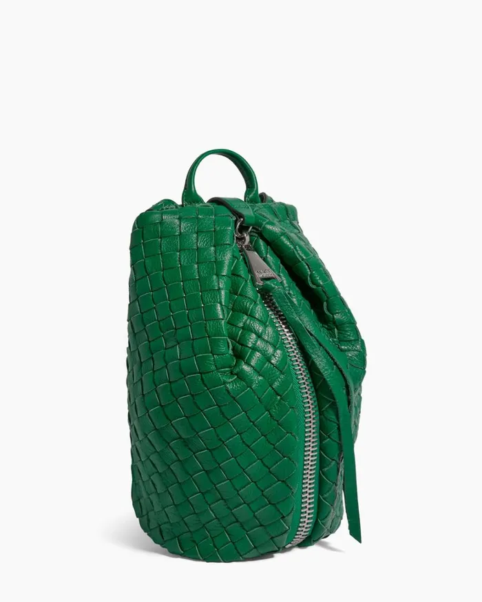 Aimee Kestenberg Backpacks Women Tamitha Mini Backpack Kelly Green Woven