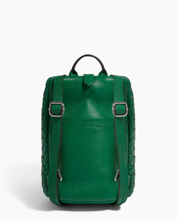 Aimee Kestenberg Backpacks Women Tamitha Mini Backpack Kelly Green Woven